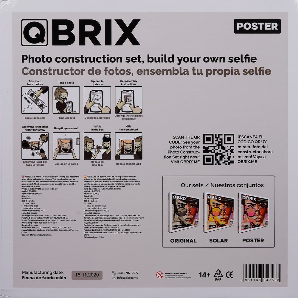 Qbrix Poster Photo Construction Set